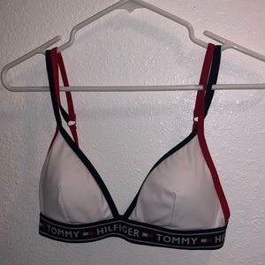 Tommy Hilfiger Logo Triangle Bikini Top